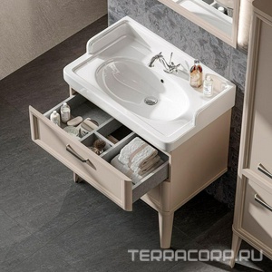 Раковина мебельная/подвесная 80 см, "", цвет белый Kerama Marazzi Pompei PO.wb.80