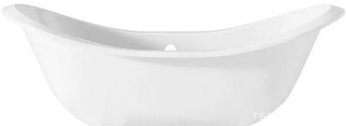 Ванна 1800х770хh790мм, чугунная, цв. белый внутри и снаружи, (без ножек, сифона, выпуска), Antique ZZ