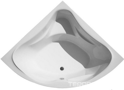 Ванна 150х150хh58,5(49)см, слив/перелив в компл., (без каркаса и без панели),  ZZ Thermolux Galateya Galateya 150х150 + слив/ перелив