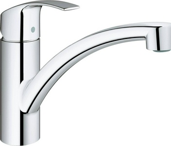 Смеситель для мойки, однорычажный, высокий,  хром ZZ Grohe Eurosmart 33281002