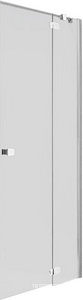 Дверь распаш.с неподв.сегментом,для монтажа с бок. панелью, 900 (870-895)хh1950мм,вход 555мм,петли спр, (стек 6мм, проз.High Glass.,фур.хр/пол/алюм)ZZ Provex Combi 0014 CT 05 GL R  HG