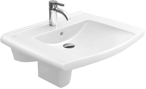Раковина 700х530мм, 1 отв. д/смес. (01 white) с переливом,  ZZ Villeroy & Boch Lifetime 51747001