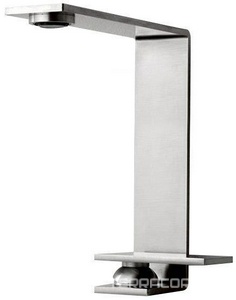 Смеситель для раковины, 1 ручк., h 205мм, (цв. тертая сталь),  ZZ 3M 5mm IT 2818 IS 5M ZZ