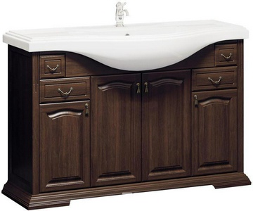 Тумба напольная  120, 1210x900x500 мм, цвет нагал, БЕЗ раковины Классик-Кировит 120(ном. n052326) ZZ Opadiris Риспекто Z0000009574