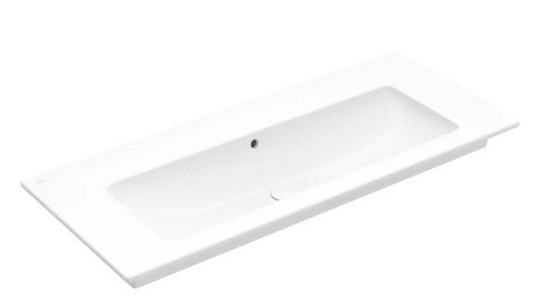 Раковина 1200х500мм, без отв. д/смес., с переливом, для установки с мебелью (цв. 01 white),  ZZ Villeroy & Boch Venticello 4104CJ01