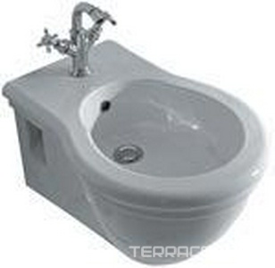 Биде подвесное 570х380см, с 1 отв.д/ смес., крепёж в компл.,  ZZ Globo Paestum PAS10.BI