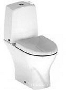 Унитаз-компакт "Коннект Пьюр" напольный, гориз.выпуск,3/6 литра, нижний подвод воды, крышка-сидение микролифт, цвет белый,крепеж к полу в комплекте KL Ideal Standard Connect W912301/W916801