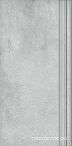 Ступени Grasaro Beton Ступень G-1102 CR структ.серый 29.4x60 Серый 