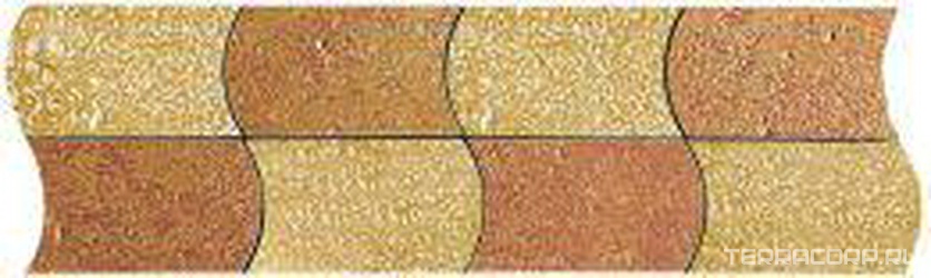 Mosaico Marea Vega rojo XX |10x33