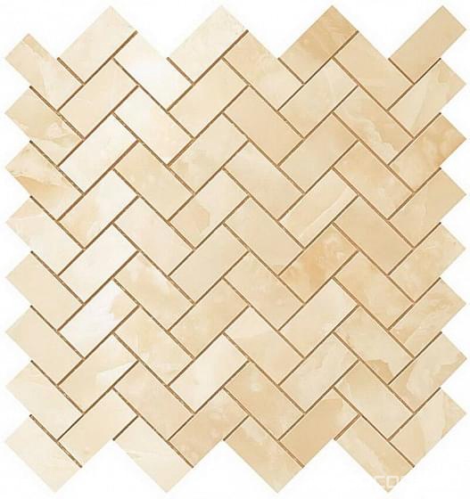 Мозаика AtlasConcorde Россия Supernova Onyx S.O. Honey Amber Herringbone Mosaic / С.О. Хани Амбер Хэрринбоун Мозаика Бежевый, фото 3