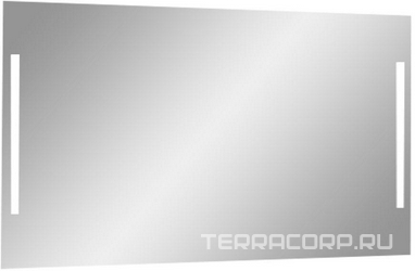 Зеркало Line с внутренней подсветкой 1200*800 (2 вертикальных светильника)ZZ