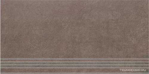 Королевская дорога коричневый обр. ступень гр. 30x60| ZZ