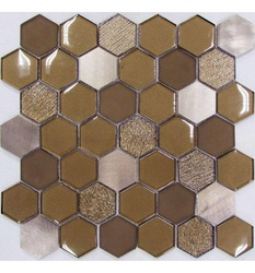 Мозаика из стекла на сетке SK10-045 ZZ |30x30