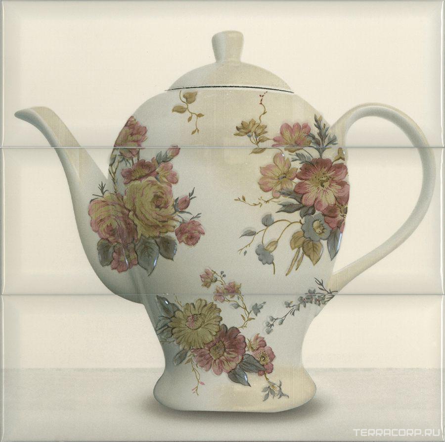 Керамическая плитка Absolut Keramika Monocolor 10x30 Composicion Tea 03 Cream KL 30x30 Комбинированный, фото 3