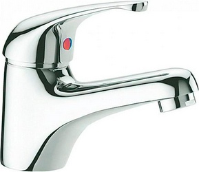 Смеситель для раковины, однорычажный, без донного клапана, хром XX