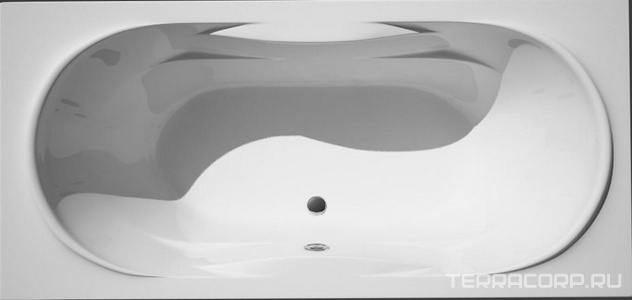 Ванна без г/м, 190х90х63см, на раме, фронтальная панель, слив/перелив в компл.,  ZZ Thermolux Demetra ВАННА 190х90 DEMETRA