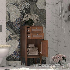 Комод  44 напольный 440x340x933 мм, правый, цвет светлый орех ZZ Opadiris Мираж 00-00000048