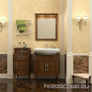 Комод  44 напольный 440x340x933 мм, правый, цвет светлый орех ZZ Opadiris Мираж 00-00000048