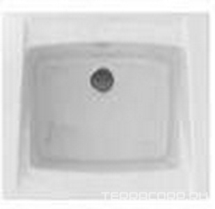 Раковина хозяйственная 60,5х60,5хh33см, стиральная без отв. для смесителя (2 намечен.отверстия), без сифона, без дерев.стир.доски., Hatria ZZ Hatria Specials YXMC01