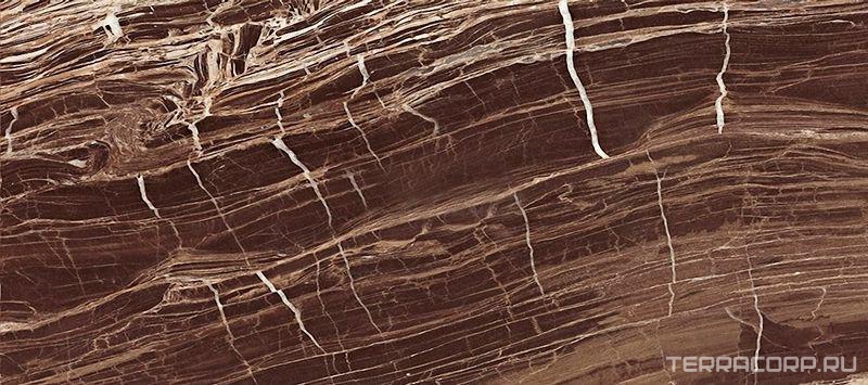 Керамогранит REX I marmi di Rex Marble brown nat. rett 80x180 Коричневый, фото 3