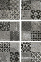 Декор Rust G-185/d01 черныйXX l40x40