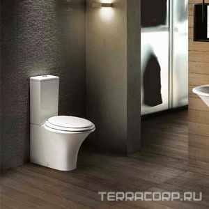 Чаша напольного унитаза 400х720мм, без бачка и сиденья, (крепёж к полу в компл.),  Hatria Sculture YXZ401