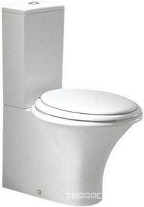 Чаша напольного унитаза 400х720мм, без бачка и сиденья, (крепёж к полу в компл.),  Hatria Sculture YXZ401