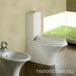 Чаша напольного унитаза 400х720мм, без бачка и сиденья, (крепёж к полу в компл.),  Hatria Sculture YXZ401