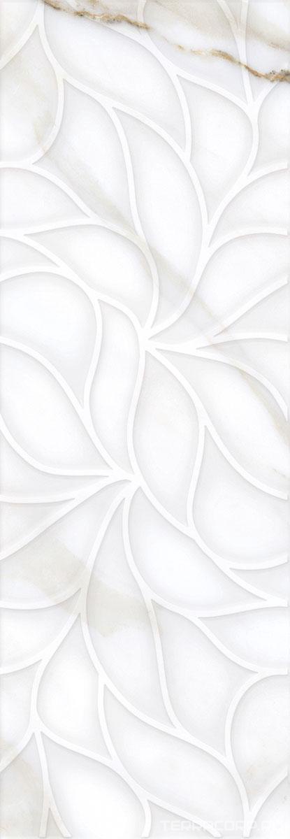 Керамическая плитка Eletto Calacatta Light Struttura 24.2x70 Белый, фото 5