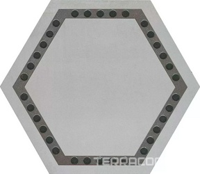 Декор Раваль A10 серый светлый|29x33,4