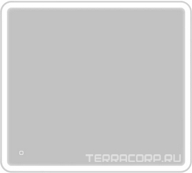 Зеркало 900x30x800мм, реверс., с встроенным по периметру светильником и сенсорным выключателем, 12W, 220-240V, BelBagno ZZ