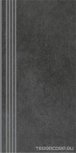 Ступени Kerama Marazzi Дайсен черный обр. ступень гр. 30x60 ZZ Черный, фото 3