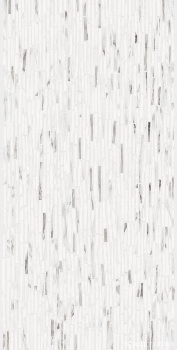 Керамогранит Emil Ceramica Tele di Marmo Battuto Di List.Statuario Luc ZZ59x118,2 Белый, фото 4