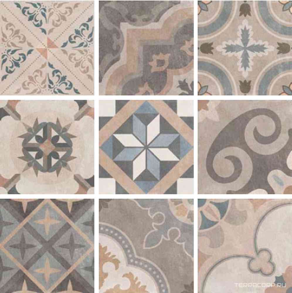Patchwork Classic Mix 9 видов ZZ  |20x20