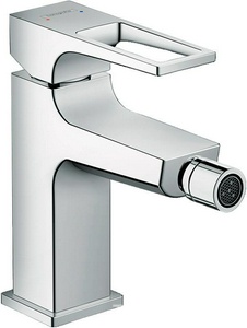 Смеситель для биде, ручка петля, с клапаном Push-Open, (цв.хром), Metropol ZZ Hansgrohe Metropole 74520000
