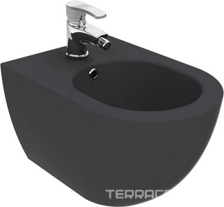 Подвесное биде , цв. антрацит ZZ Creavit Free FE510-00AM00E-0000/FE510.60000