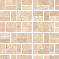 Mosaico Bricks Beige Pat/Rett 2x5 ZZ |30x30