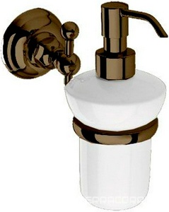 Дозатор настенный (цв.Tuscan brass темная бронза/ керамика антик),  ZZ Nicolazzi Classica 1489 A TB