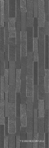 Керамическая плитка Kerama Marazzi Гренель  серый темный структура обрезной 30x89.5 Серый 