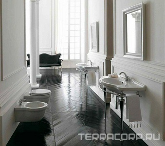 Ножки (2шт.) структура для раковины 110см, с полотенцедержателем, (металл цв. хром), крепёж в компл.,  ZZ Galassia Ethos 8444