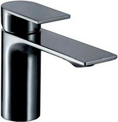 Смеситель для раковины, с д/к, (цв. чёрный/хром), Ran ZZ