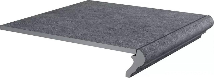 Ступени Kerama Marazzi Аллея  серый темный фронт. ступень гр. 30x30 ZZ Серый 
