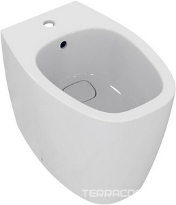 Биде напольное 365х550мм с 1 отв.д/смесит., (керамическая накладка слива и крепление к полу в компл.),  ZZ Ideal Standard Dea T509901