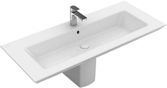 Раковина 800х500мм, 1 отв. д/смес., с переливом, (цв.01 White),  ZZ Villeroy & Boch Legato 41538001