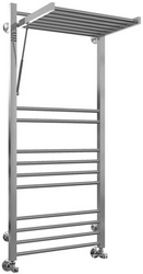 Полотенцесушитель "Валенсия" 1200*500 мм, с поднимающ.полкой (установка до 3 атм.) установочный набор в компл., БЕЗ уголков, хром ZZ