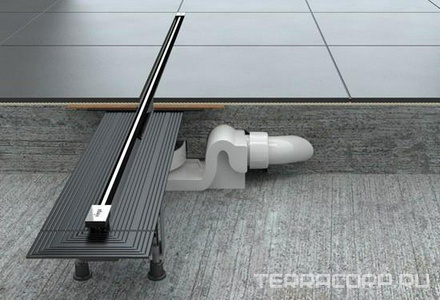 Вставка (решетка) для дренажного канала, 300-1200мм, (металл глянцевый),  ZZ Viega Advantix Vario 686291