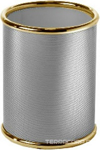 Ведро для мусора без крышки h24х20см, (хром/золото)  ZZ Pomd'or Dina 14.93.01.003
