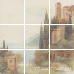 Панно Амальфи А276 (из 9 частей XX)|29.7х29.7