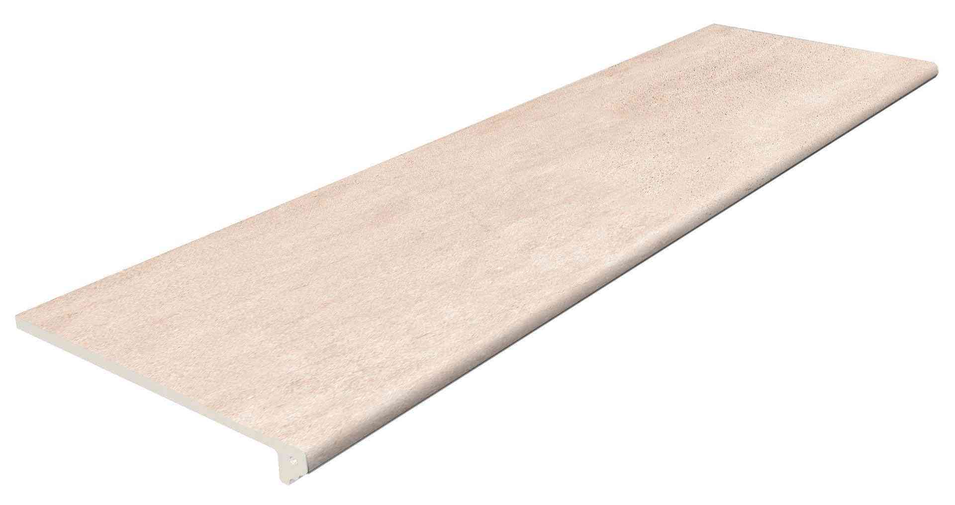 Peldano Redondeado Urban Beige Liso ZZ|119.7x33x14