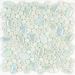 Glass Ozono Oval White XX |30.5x30.5